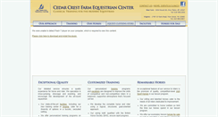 Desktop Screenshot of equestcenter.com